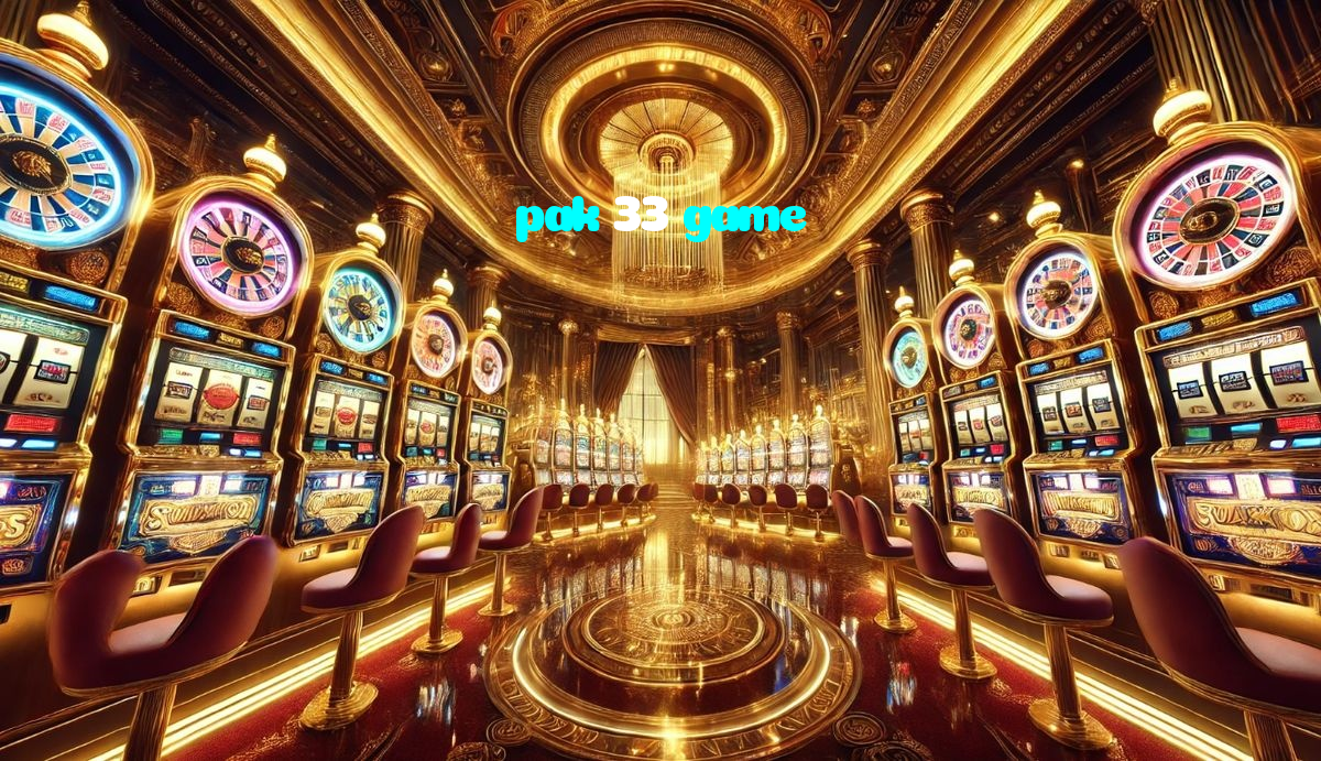pak 33 game casino presented on mobile device in Pakistan with slots and live games